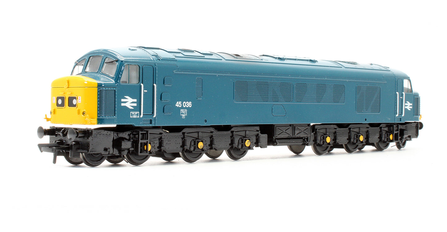 Pre-Owned Class 45 45036 BR Blue Split Centre Headcode Diesel Locomotive - Gloss Finish