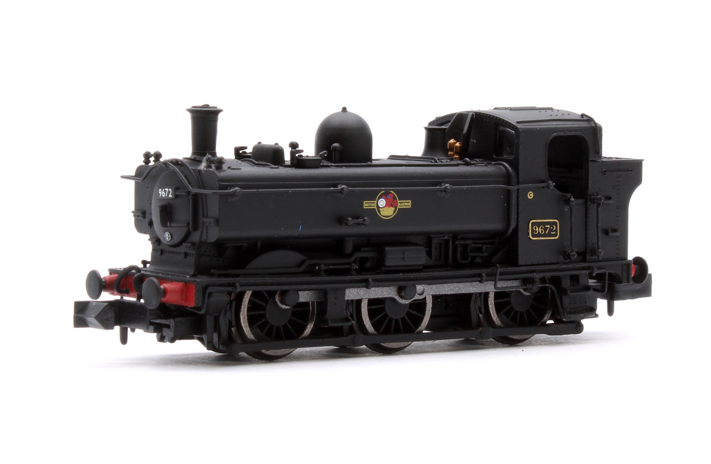 GWR 57xx 0-6-0 Pannier 9672 BR Black Late Crest