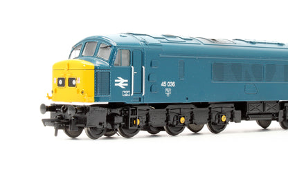 Pre-Owned Class 45 45036 BR Blue Split Centre Headcode Diesel Locomotive - Gloss Finish