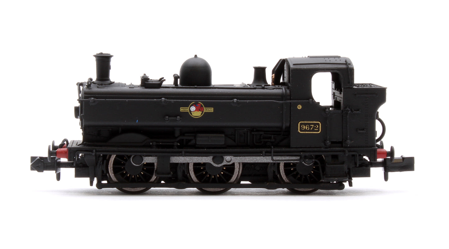 GWR 57xx 0-6-0 Pannier 9672 BR Black Late Crest