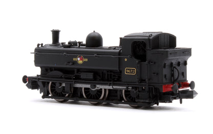 GWR 57xx 0-6-0 Pannier 9672 BR Black Late Crest - DCC Fitted