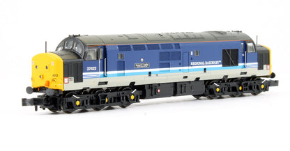 Pre-Owned Class 37/4 37422 'Robert F. Fairlee' BR Regional Railways Diesel Locomotive - DCC Fitted