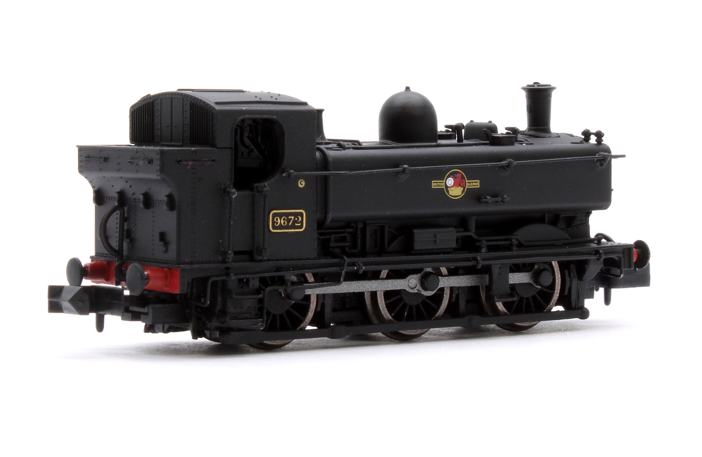 GWR 57xx 0-6-0 Pannier 9672 BR Black Late Crest