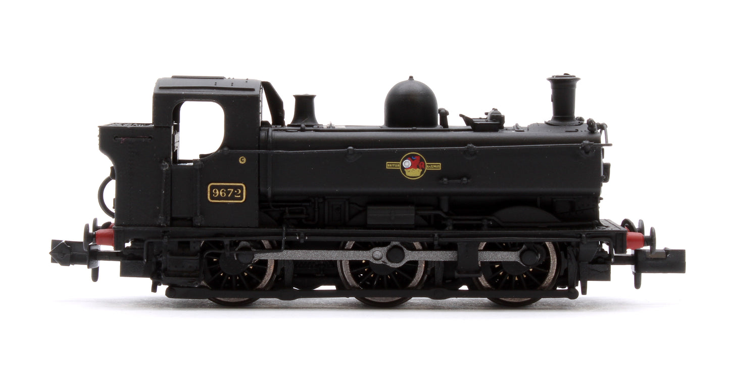 GWR 57xx 0-6-0 Pannier 9672 BR Black Late Crest