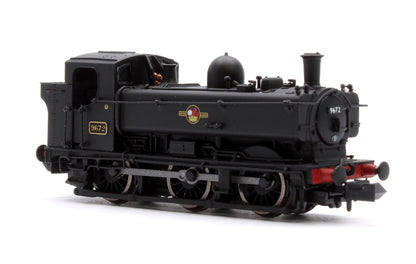 GWR 57xx 0-6-0 Pannier 9672 BR Black Late Crest - DCC Fitted