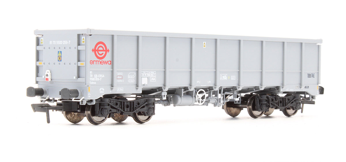 Pre-Owned MMA/JNA Box Wagon Ermewa Plain Grey '5500059-7'