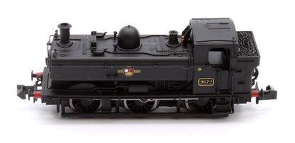 GWR 57xx 0-6-0 Pannier 9672 BR Black Late Crest - DCC Fitted