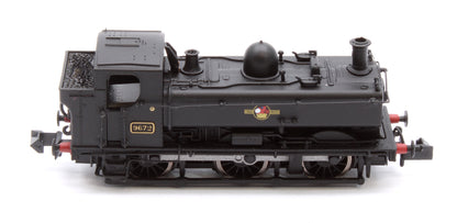 GWR 57xx 0-6-0 Pannier 9672 BR Black Late Crest - DCC Fitted