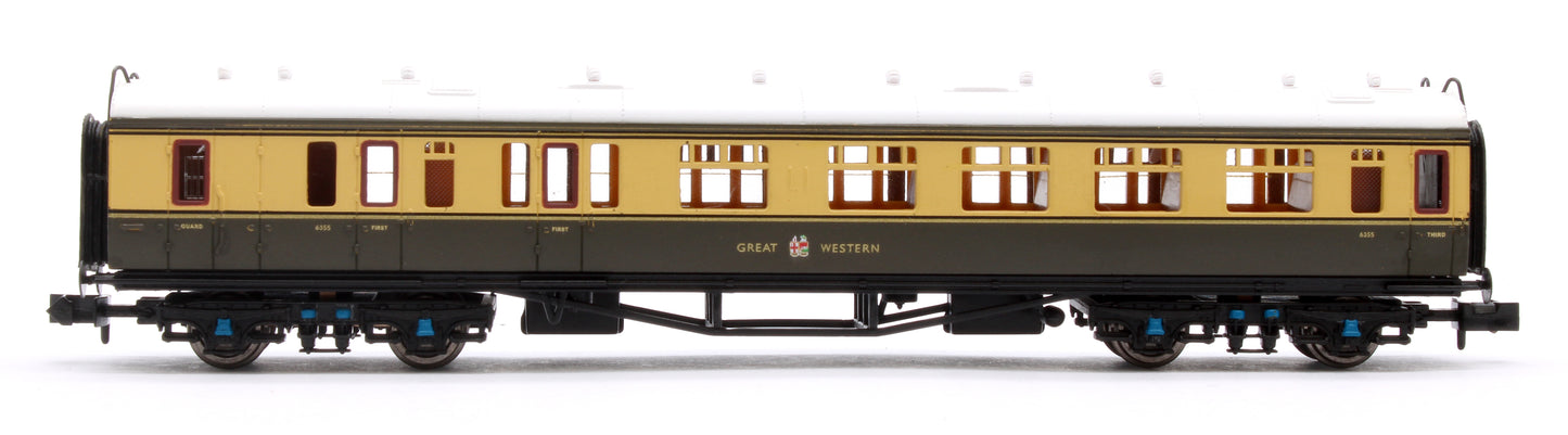 Collett Coach Chocolate & Cream Brake Composite Great Western 6355