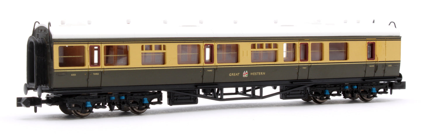 Collett Coach Chocolate & Cream Brake Composite Great Western 6355