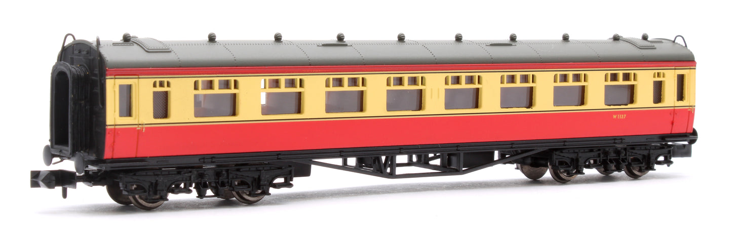 Set of 4 BR Crimson/Cream Collett Coaches