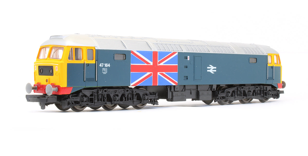 Pre-Owned BR Blue Union Jack Class 47164 Diesel Locomotive