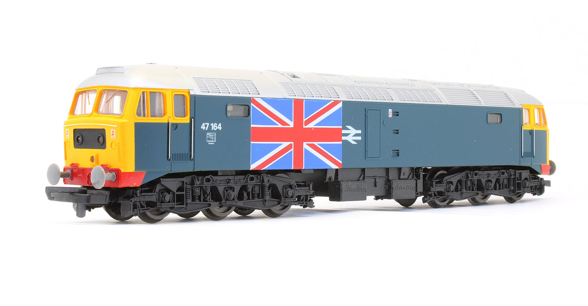 Pre-Owned BR Blue Union Jack Class 47164 Diesel Locomotive