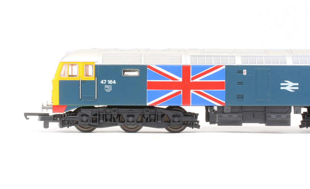Pre-Owned BR Blue Union Jack Class 47164 Diesel Locomotive