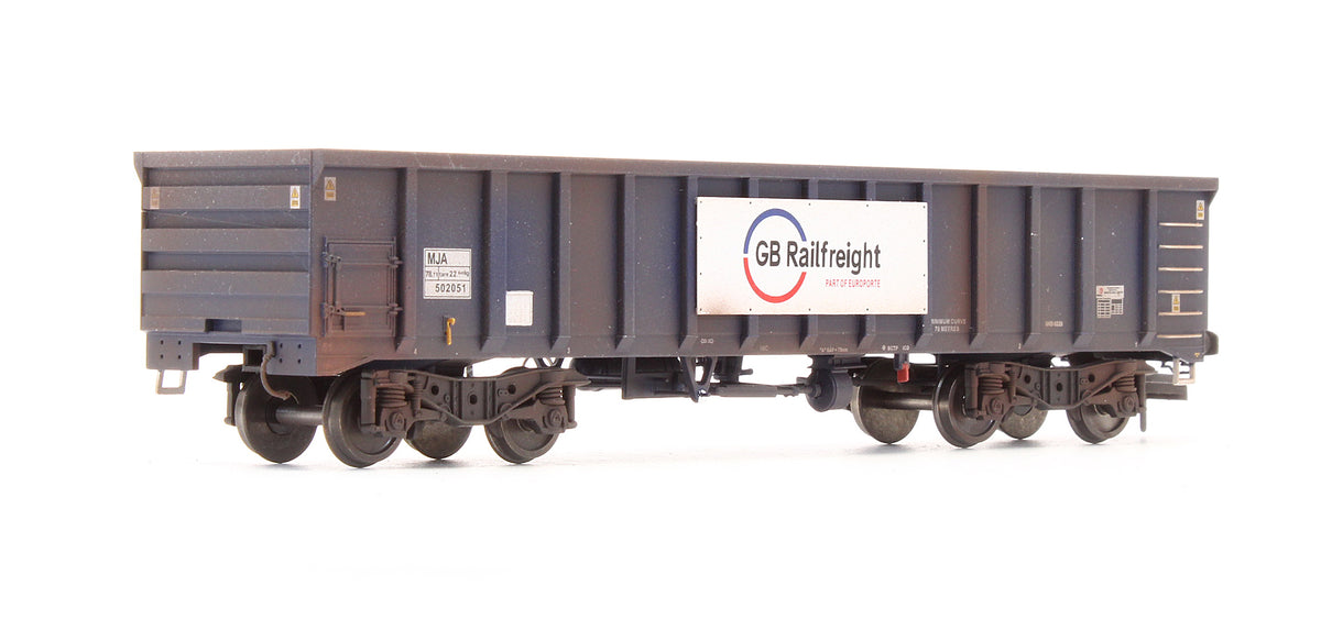 Pre-Owned MJA GBRF Bogie Box Van 502051 & 052 - Custom Weathered