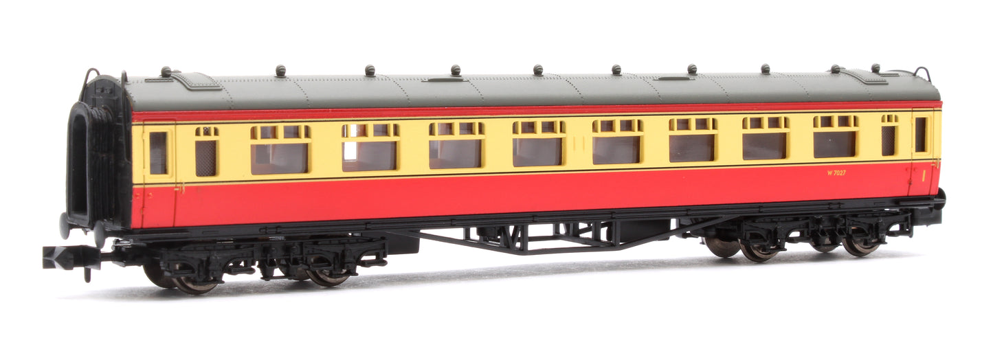 Set of 4 BR Crimson/Cream Collett Coaches