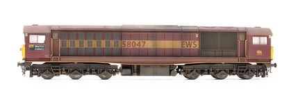 Pre-Owned Class 58 047 'Manton Colliery' EWS Diesel Locomotive - Weathered
