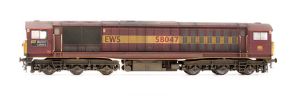 Pre-Owned Class 58 047 'Manton Colliery' EWS Diesel Locomotive - Weathered