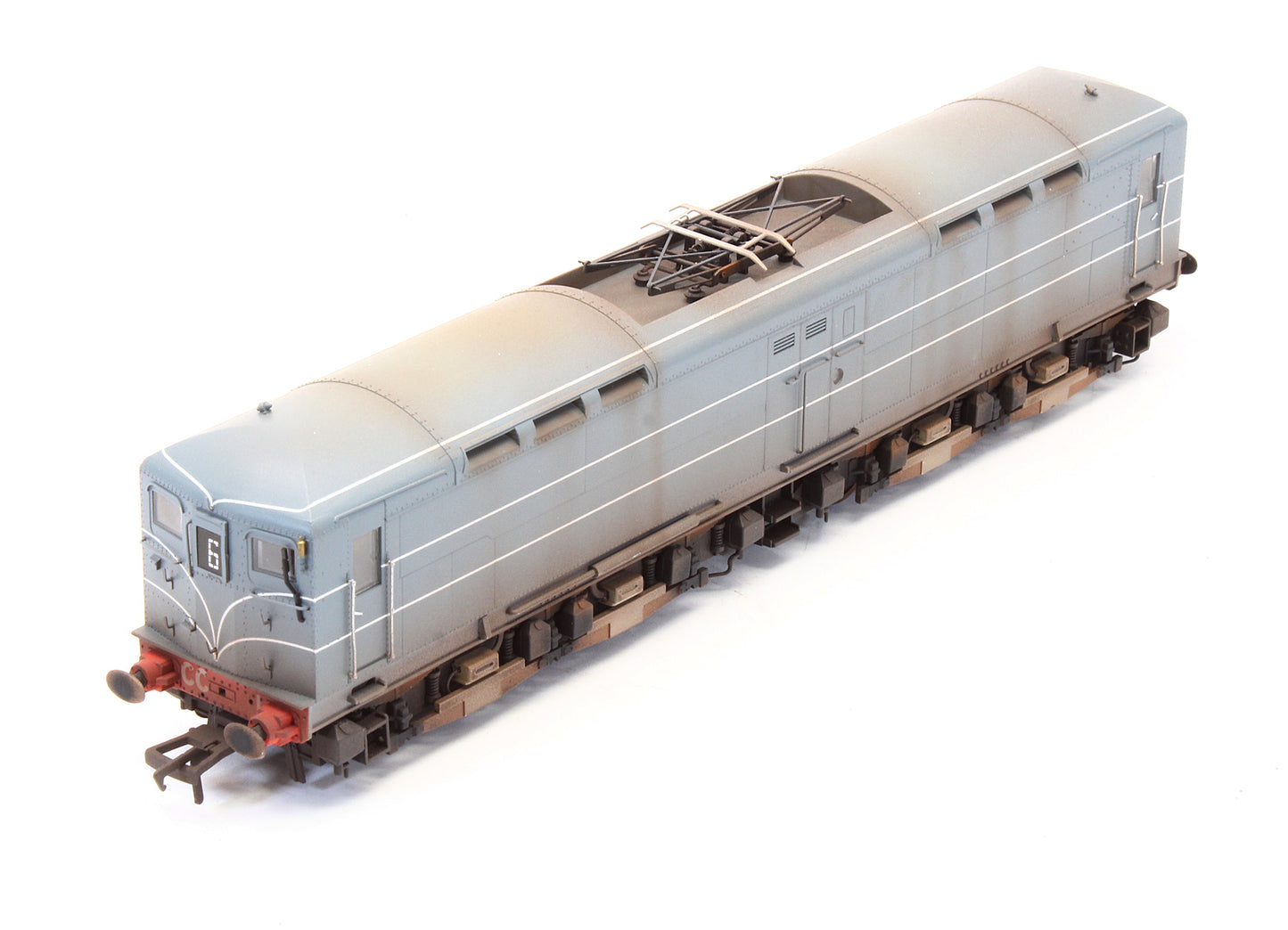 Pre-Owned E82001 SR Bulleid Booster CC1 SR Grey Electric Locomotive - Weathered