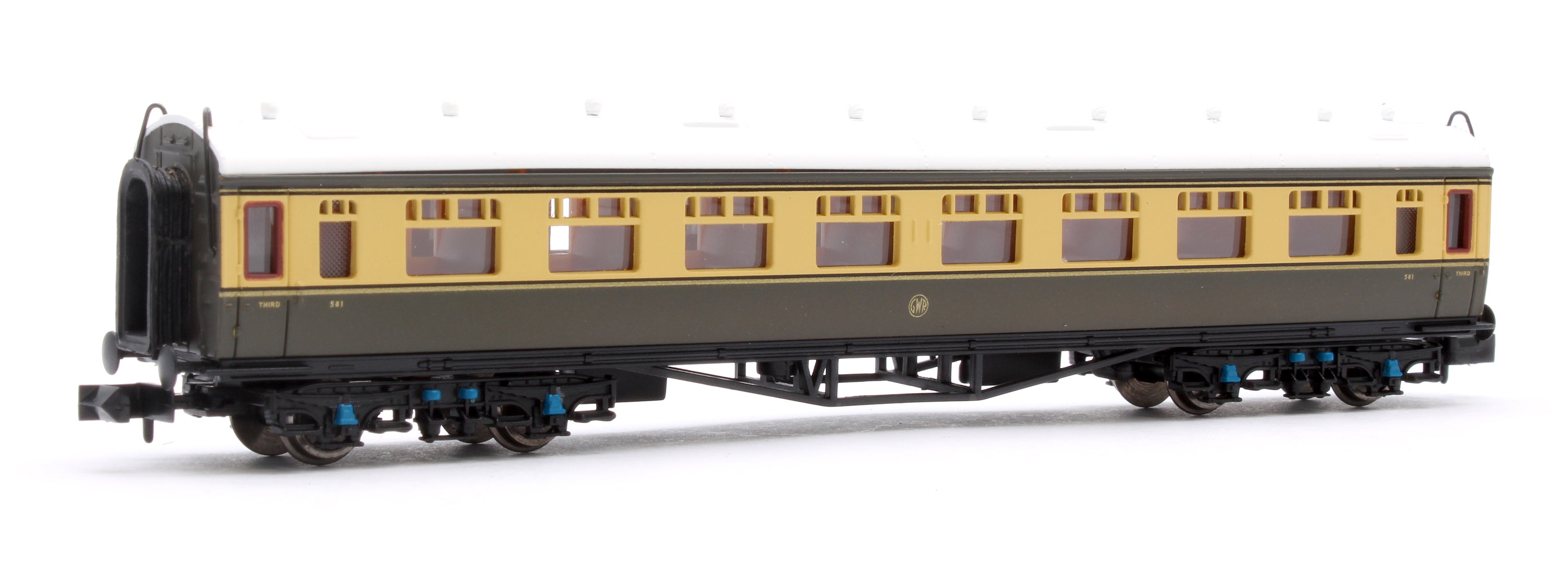 Collett Coach Dapol 2P-000-155 Collett Coach Chocolate & Cream 3rd β Rails