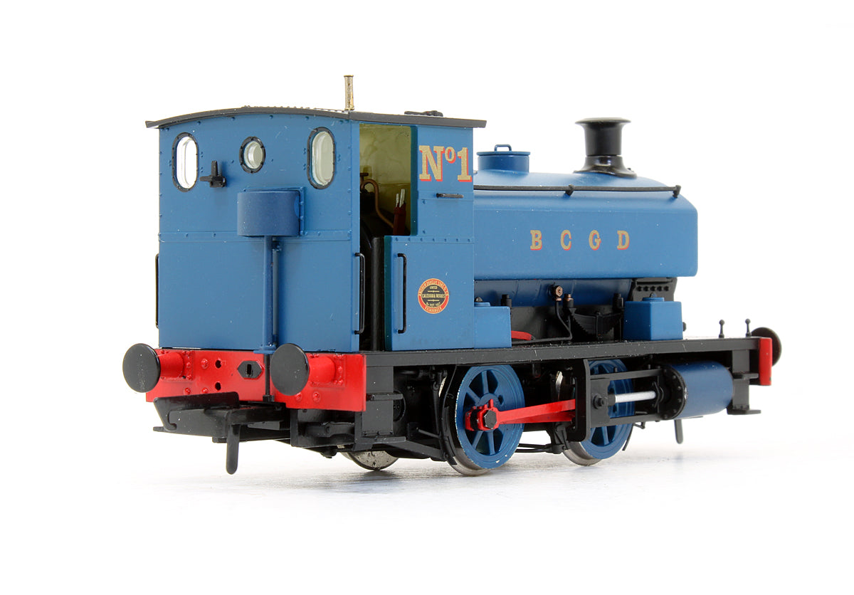 Andrew Barclay 0-4-0ST 14” 1927 ‘No.1’ in Burnley Corporation Gas Department blue