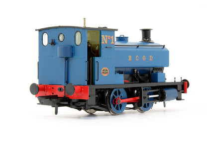 Andrew Barclay 0-4-0ST 14” 1927 ‘No.1’ in Burnley Corporation Gas Department blue