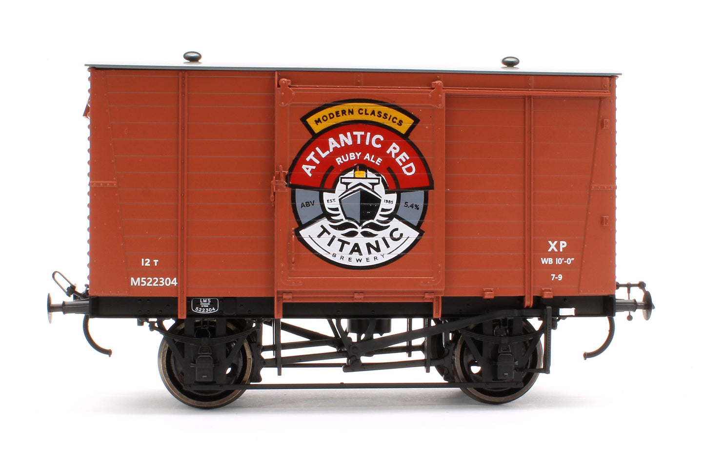 LMS 12T Van Titanic Brewery Atlantic Red No.M522304