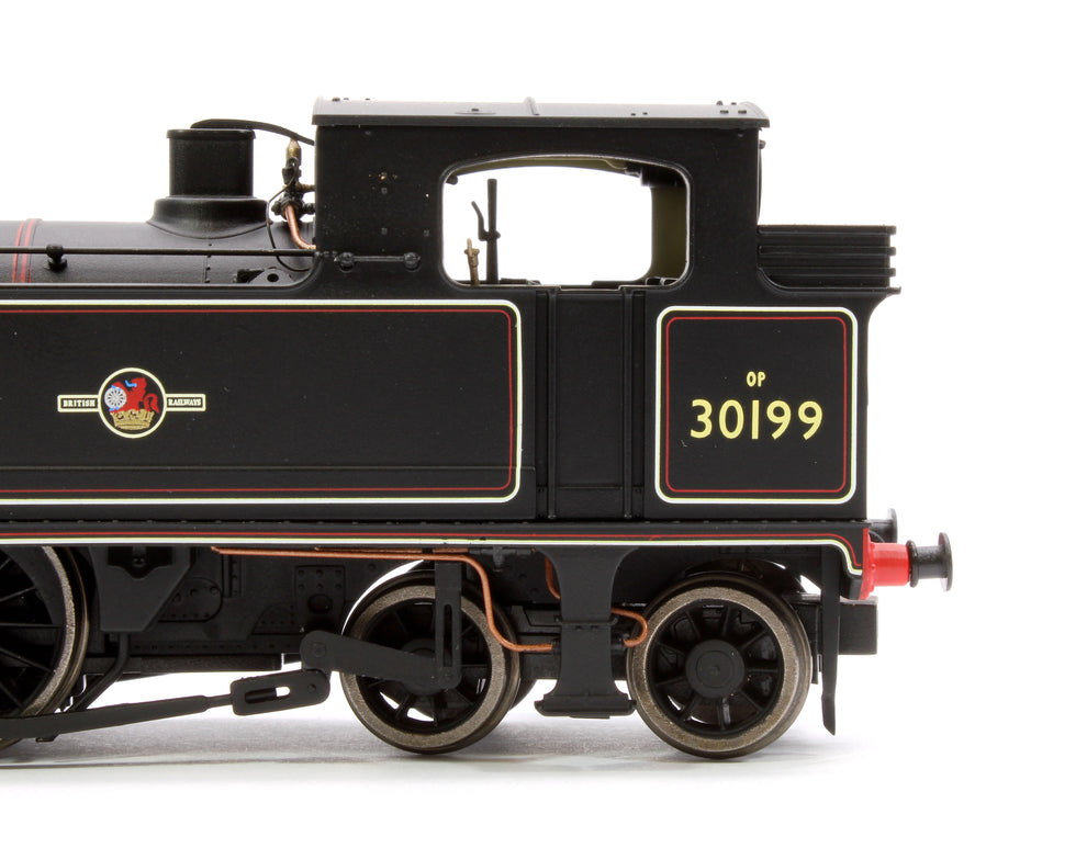 EFE Rail E85018 LSWR Adams O2 30199 BR Lined Black Late Rails efe-rail-e85018-lswr-adams-o2-30199-br-lined-black-late-rails