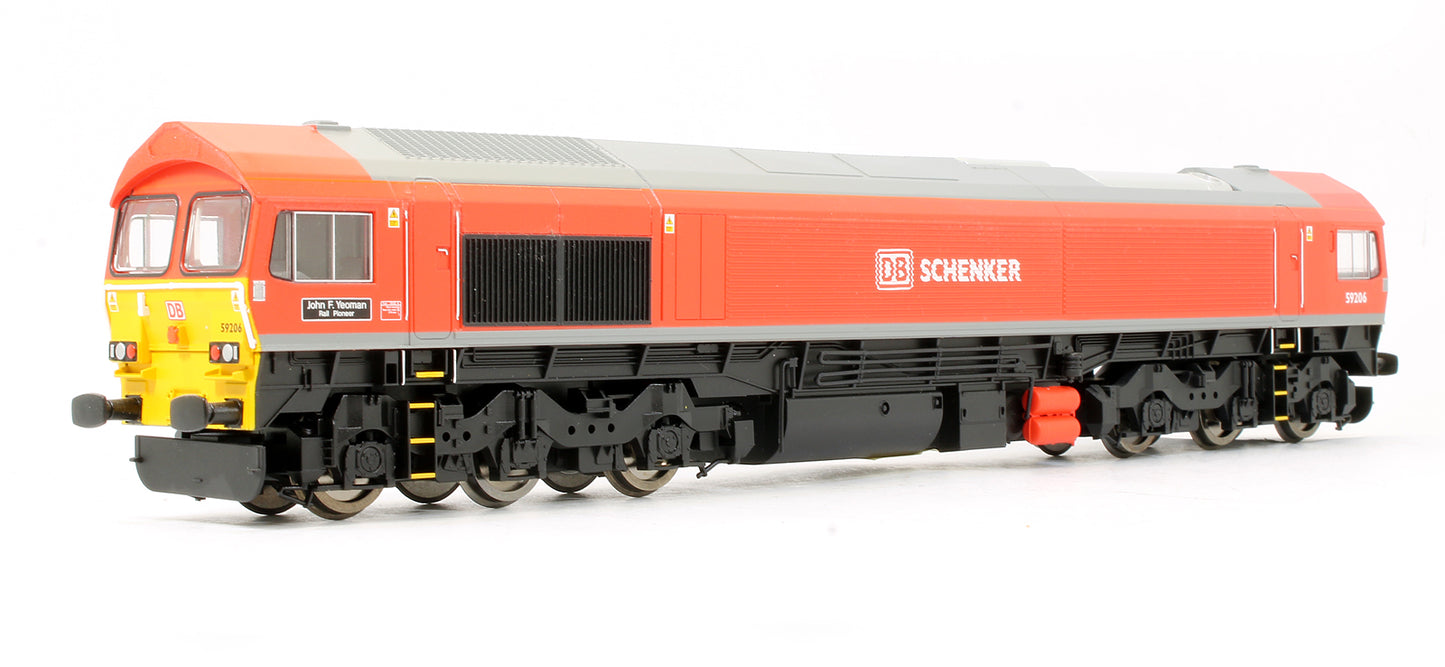 Pre-Owned DB Schenker Class 59206 'John F. Yeoman' Diesel Locomotive - DCC Fitted