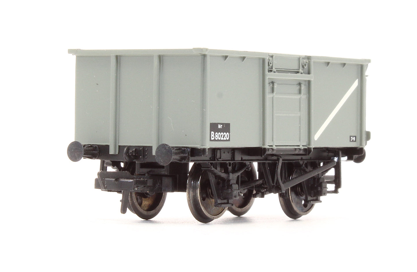 37-377D Pre-Owned 16 Ton Mineral Pressed End Door & Top Flap Doors BR Grey 'B80220'