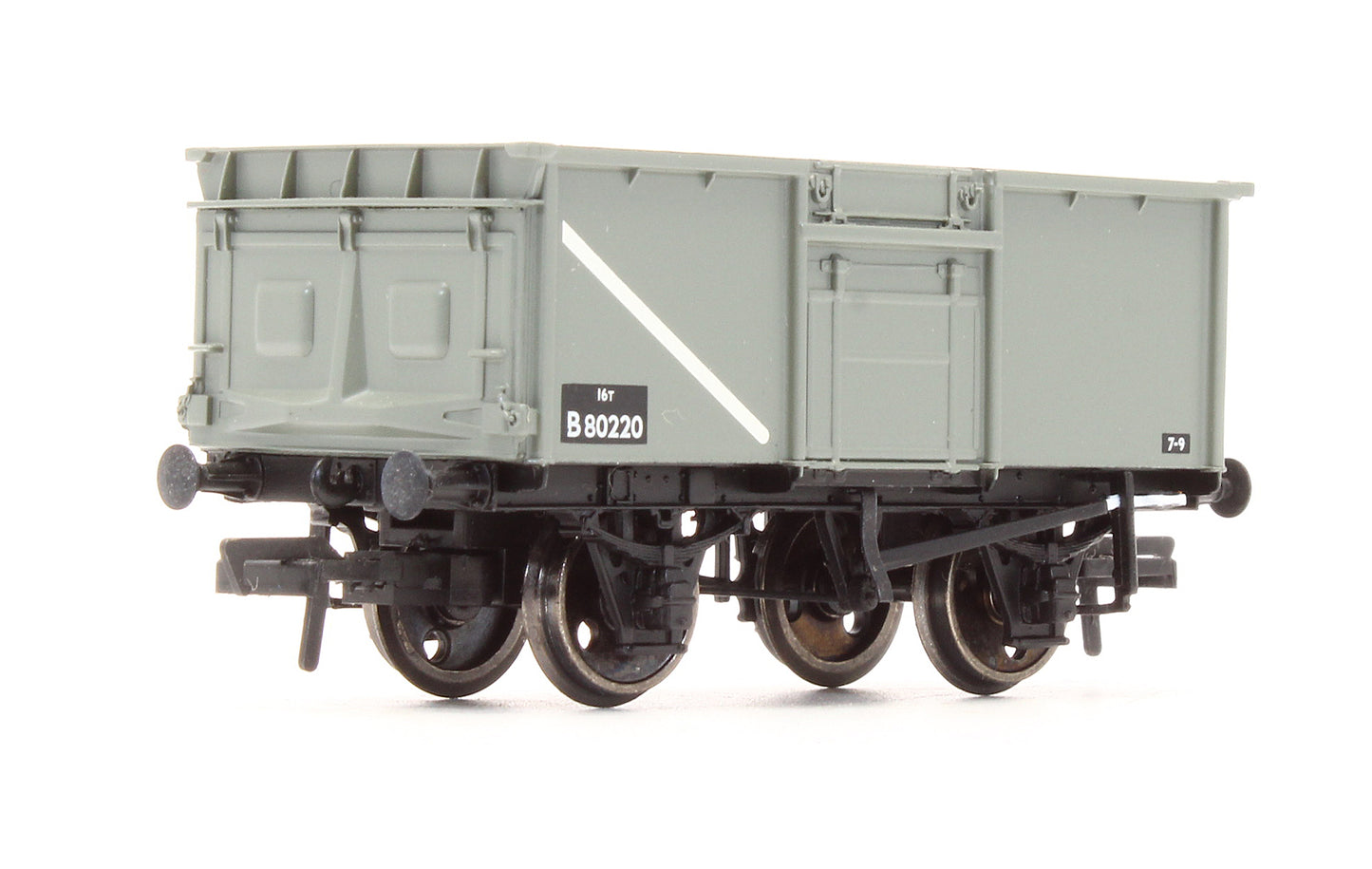 37-377D Pre-Owned 16 Ton Mineral Pressed End Door & Top Flap Doors BR Grey 'B80220'