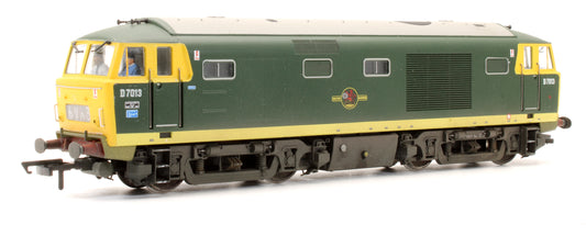 Pre-Owned 3526 Class 35 D7013 BR Green FYE Diesel Locomotive - Renumbered/Repaint - Custom Weathered