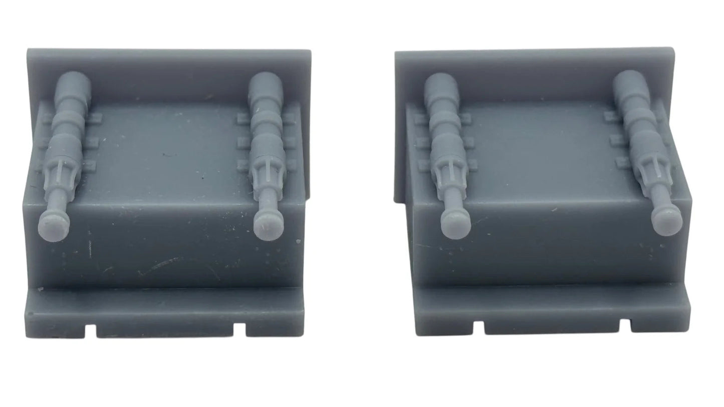 OO/HO Gauge Hydraulic Buffer Stops x2 Model Kit