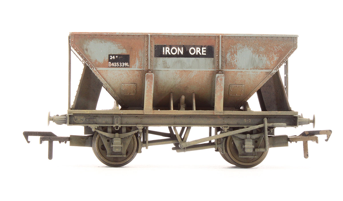 Pre-Owned 24T Ore Hopper Wagon BR Grey B435339L - Custom Weathered