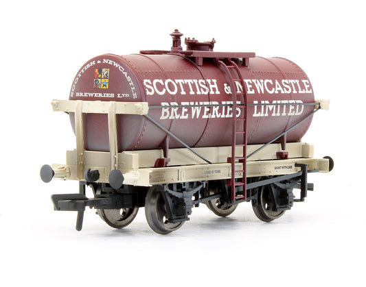 Pre-Owned 37-650Q 14 Ton Tank Wagon 'Scottish & Newcastle' Maroon - Weathered - Exclusive Edition