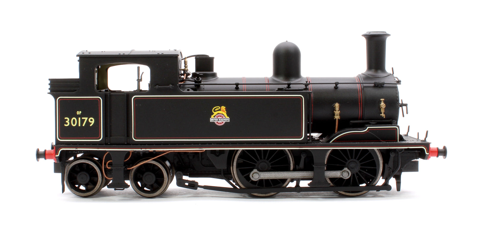 EFE Rail E85017 LSWR Adams O2 30179 BR Lined Black Early Rails efe-rail-e85017-lswr-adams-o2-30179-br-lined-black-early-rails