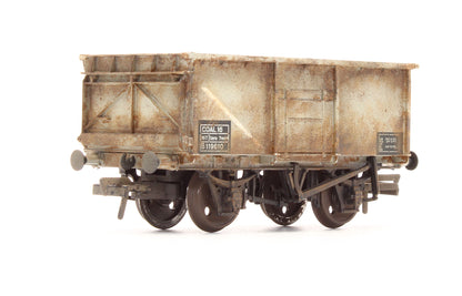 37-250H Pre-Owned 16T Steel Mineral Wagon BR Light Grey 'B 119610' - Custom Weathered