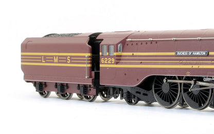 Pre-Owned R3101 LMS 4-6-2 Coronation Class 'Duchess Of Hamilton' 6229 Steam Locomotive - DCC Fitted