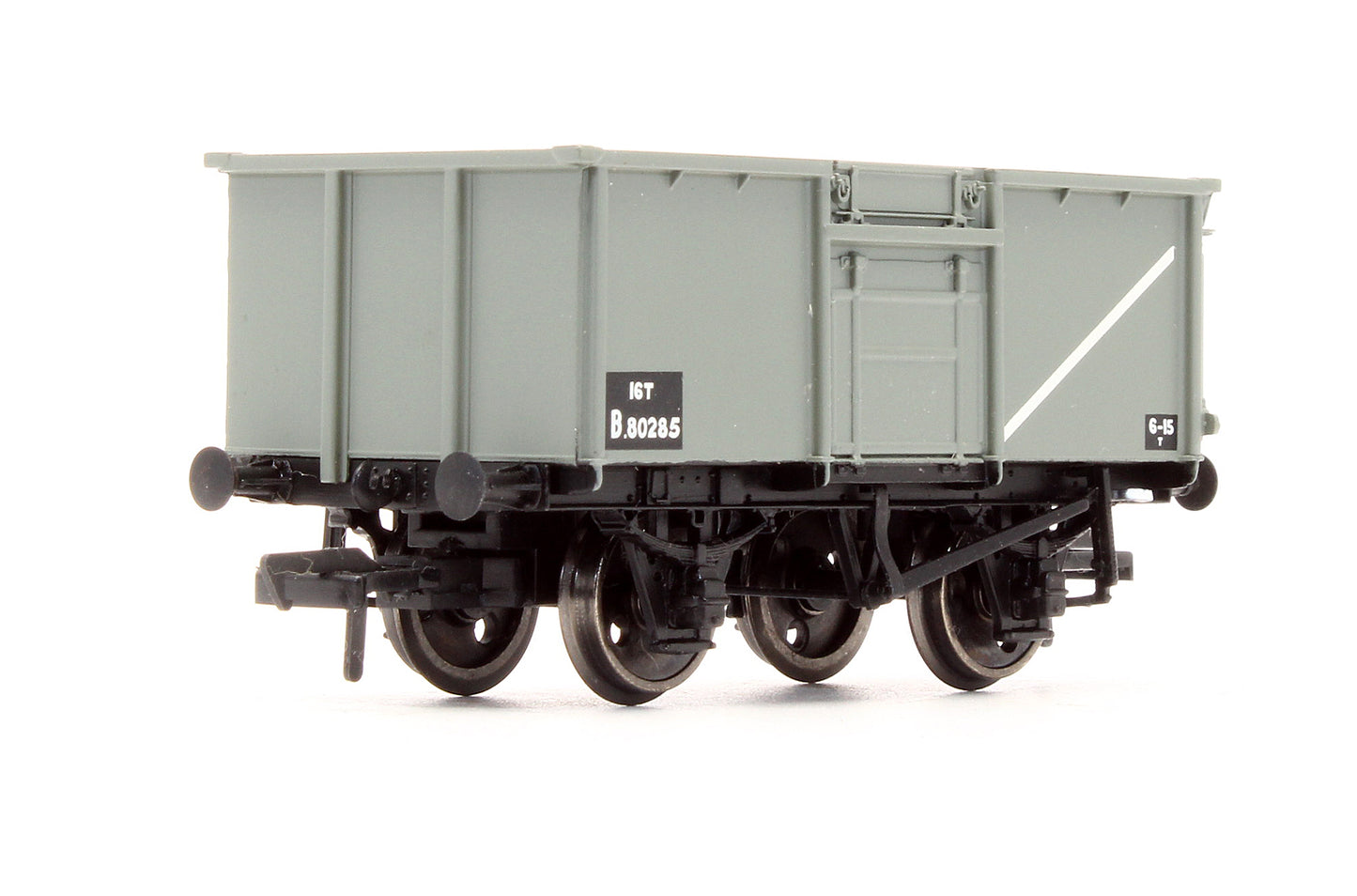 Pre-Owned 16 Ton Steel Mineral Wagon BR Grey With Top Flap Doors 'B80285'