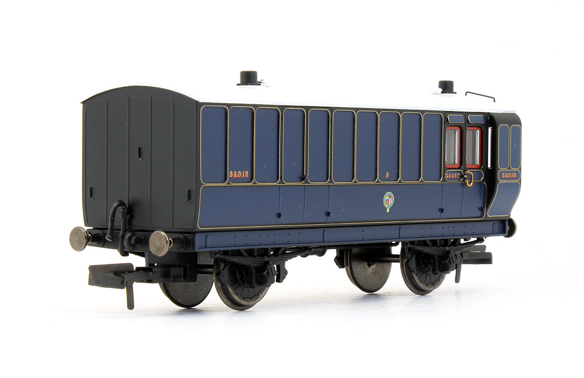 Pre-Owned R40302 S&DJR 4 Wheel Brake Luggage Coach No.8