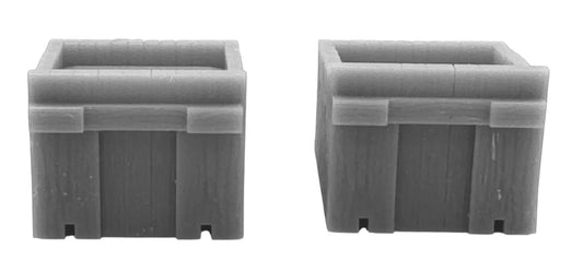 OO/HO Gauge Sleeper Buffer Stops (x2) – Resin, Unpainted Model Kit