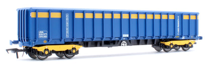 Single JXA Bogie Scrap Wagon TIPH Blue As Converted w/Yellow Band No.3022