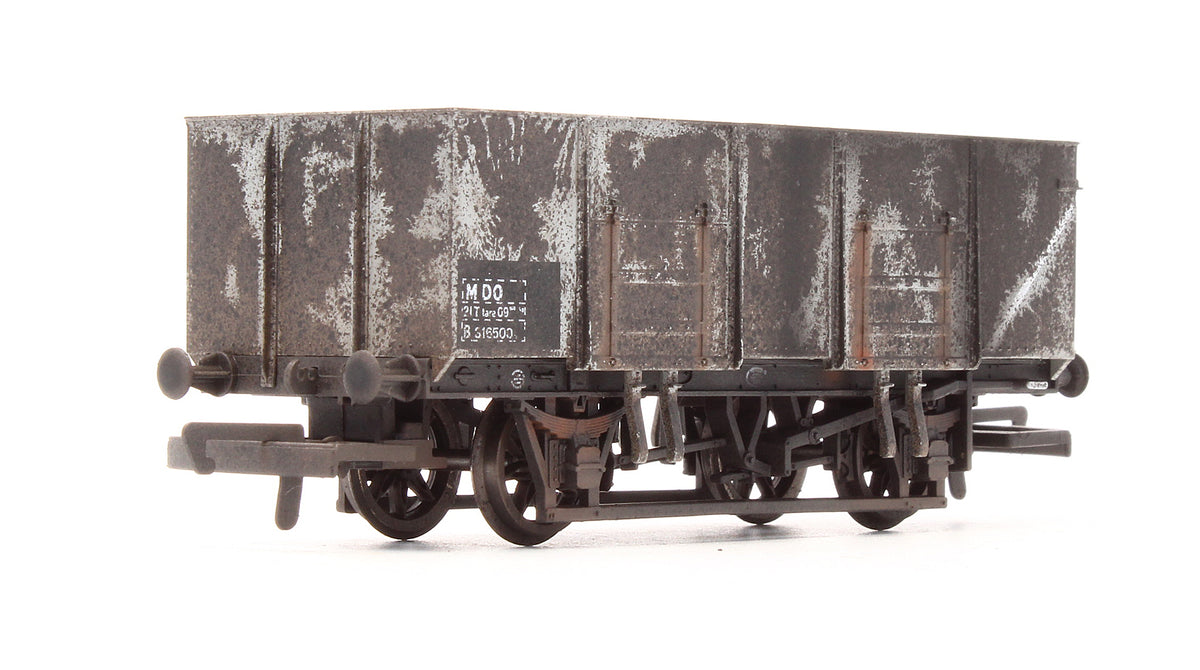 R6905 Pre-Owned BR Grey 21 Ton Mineral Wagon 'B316500' - Custom Weathered