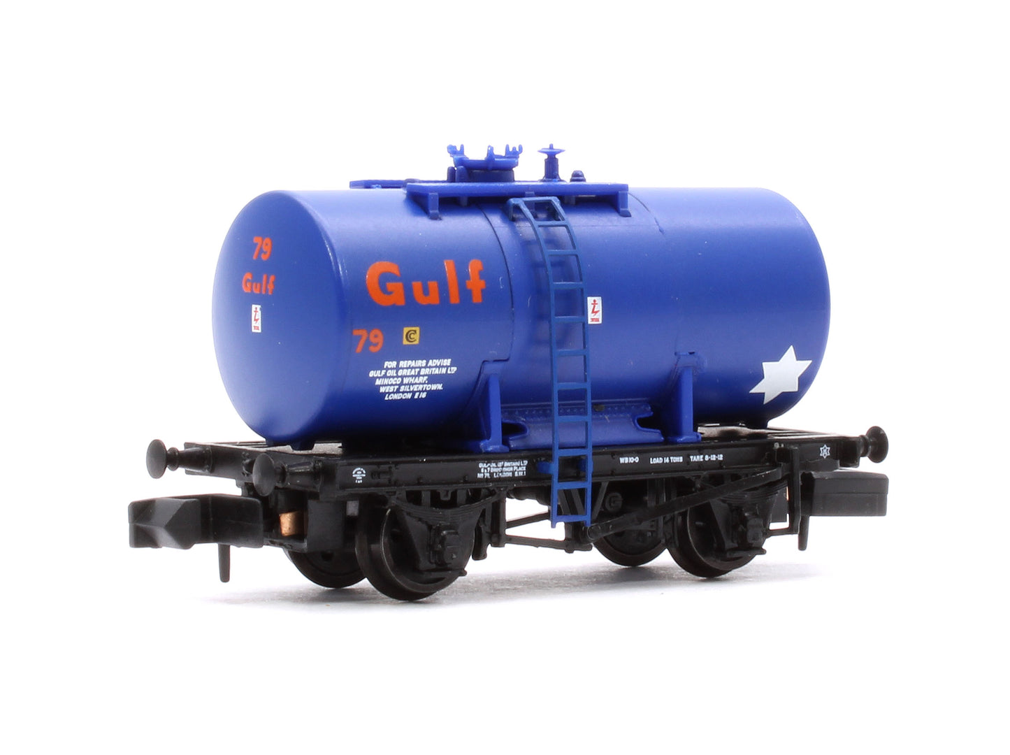 14T Anchor-Mounted Tank Wagon 'Gulf' Blue No. 79