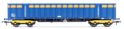Single JXA Bogie Scrap Wagon TIPH Blue As Converted w/Yellow Band No.3022