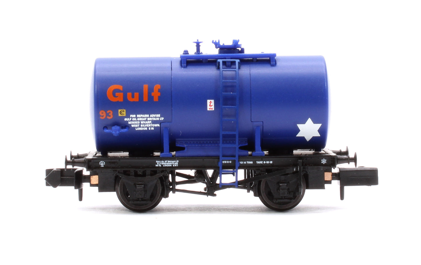 14T Anchor-Mounted Tank Wagon 'Gulf' Blue No. 93