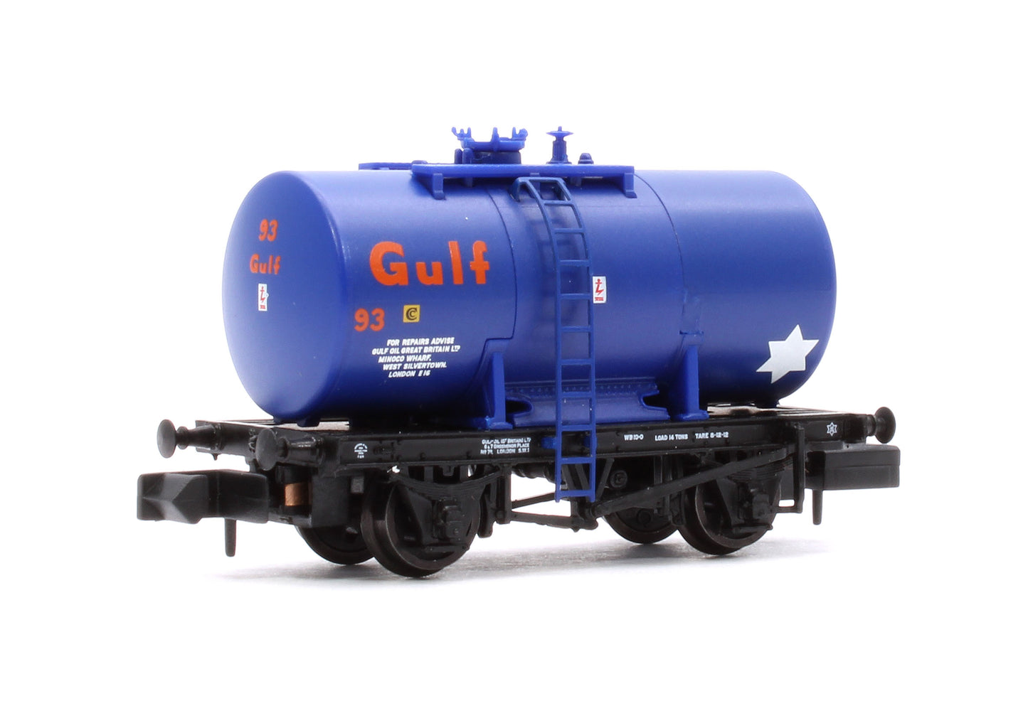 14T Anchor-Mounted Tank Wagon 'Gulf' Blue No. 93