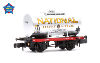 14T Anchor-Mounted Tank Wagon 'National Benzole' Silver No. 855