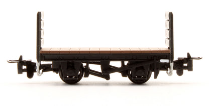 Pre-Owned 393-2025K Flat Wagon 4-Planked Ends RNAD Trecwn Grey - Exclusive Edition