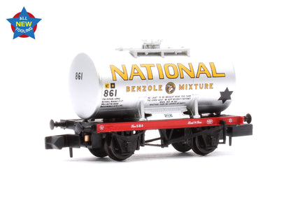 14T Anchor-Mounted Tank Wagon 'National Benzole' Silver No. 861